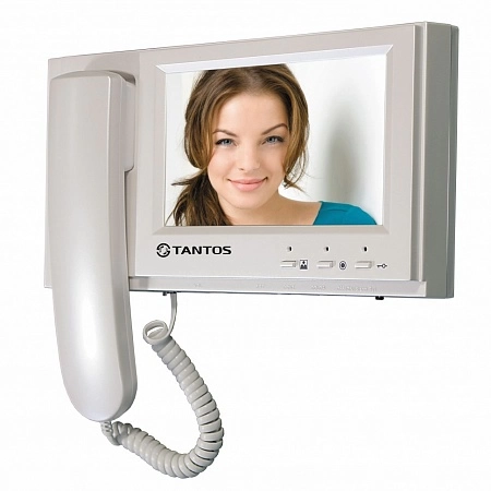 Tantos Loki SD VIZIT (White) Монитор цветного видеодомофона, TFT LCD 7&quot;, адаптирован к VIZIT